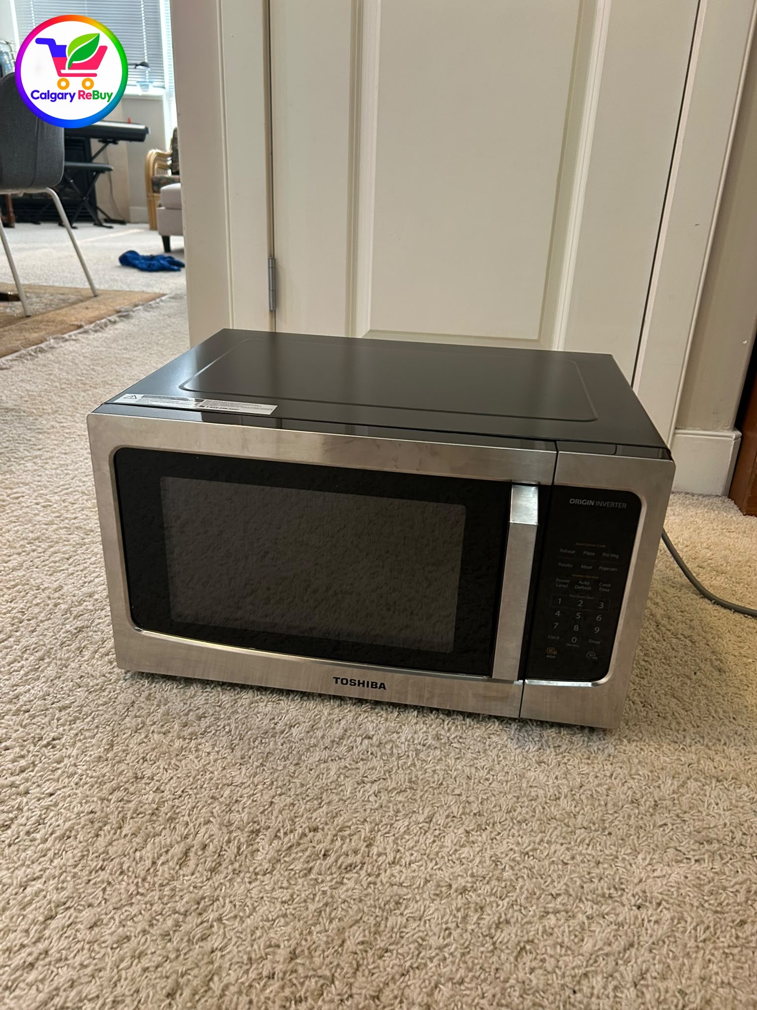 Toshiba TMC16S4AST 1.6 Cu. Ft. Inverter Microwave – Stainless Steel